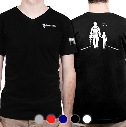 Guardians in Step V-Neck