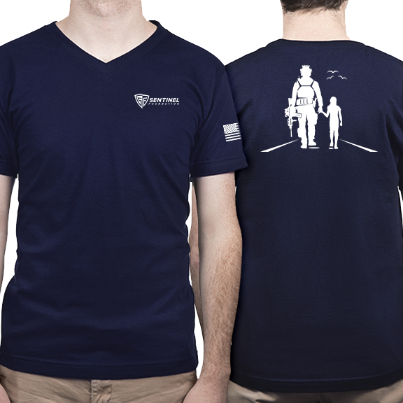 Guardians in Step V-Neck