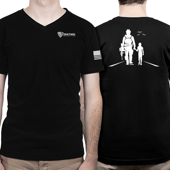 Guardians in Step V-Neck